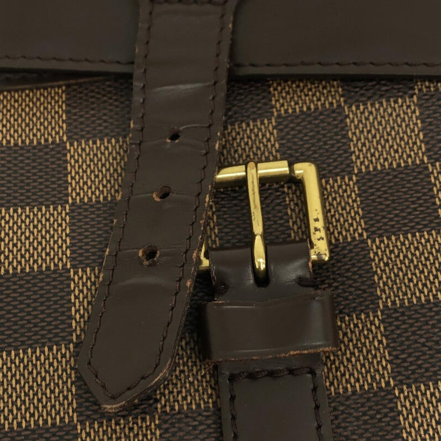 Louis Vuitton Damier Ebene Soho (SHG-VJ3427)