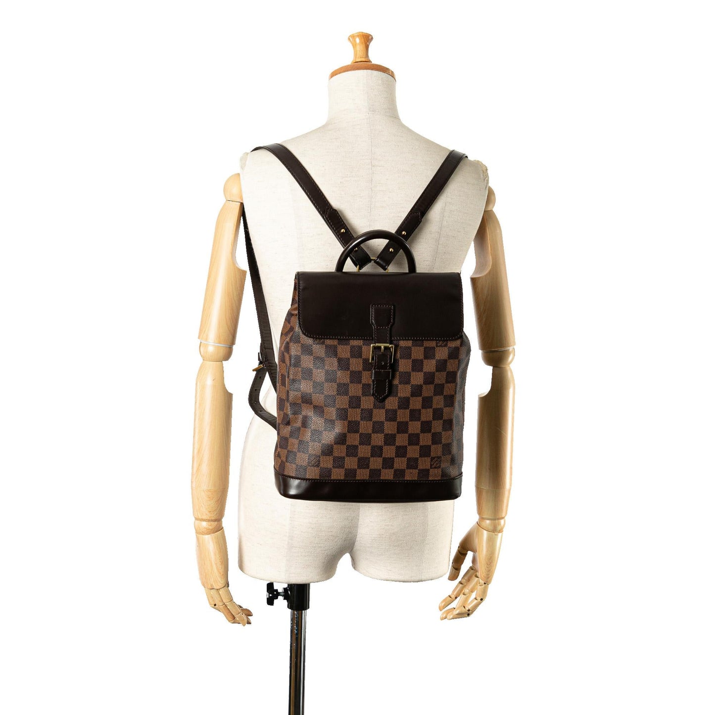 Louis Vuitton Damier Ebene Soho (SHG-S2Zr2W)