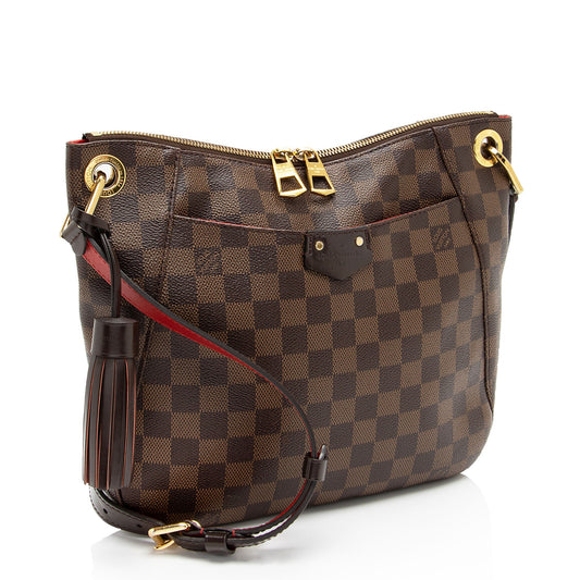 Louis Vuitton Damier Ebene South Bank Besace Shoulder Bag (SHF-hM1pts)