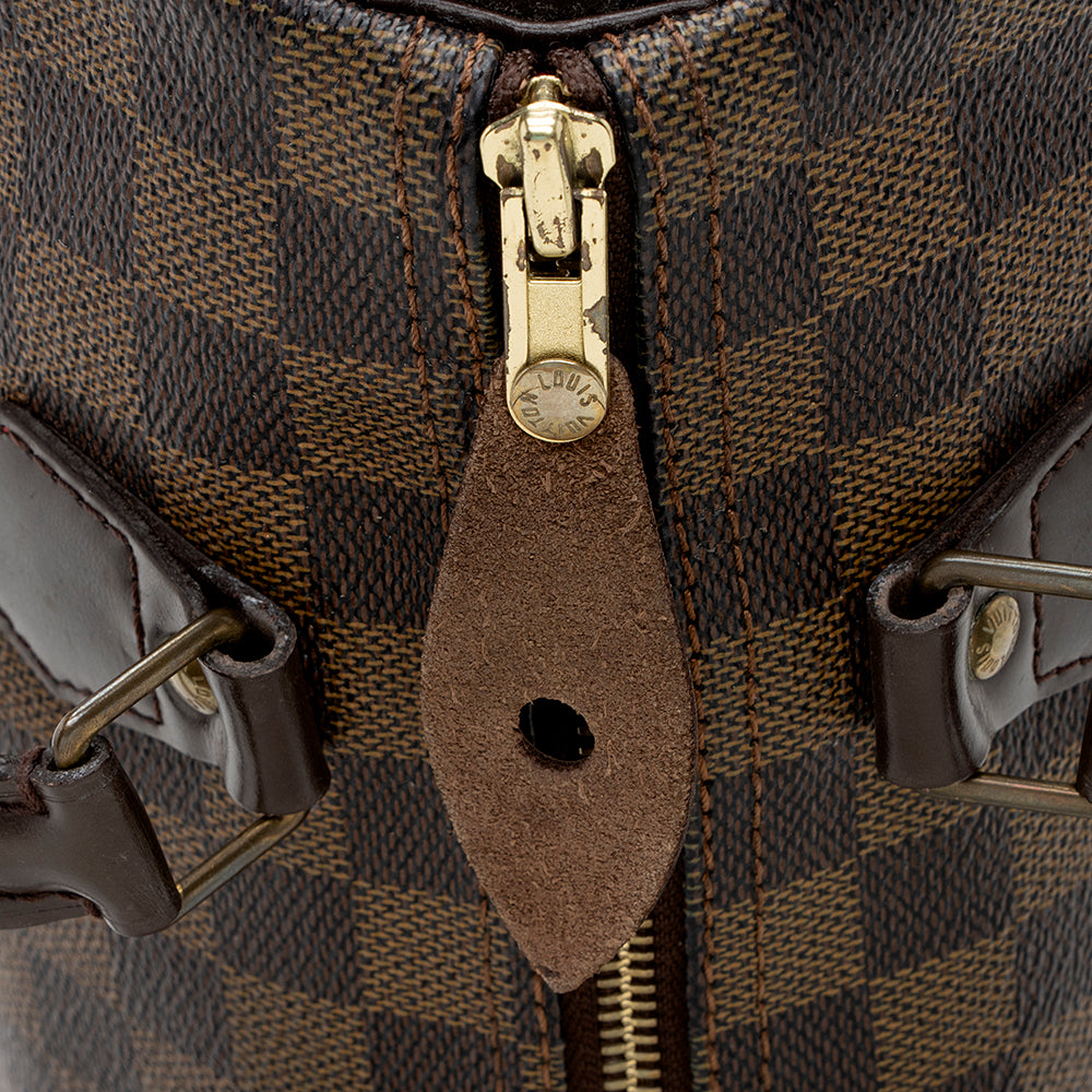Louis Vuitton Damier Ebene Speedy 25 Satchel (SHF-21897)