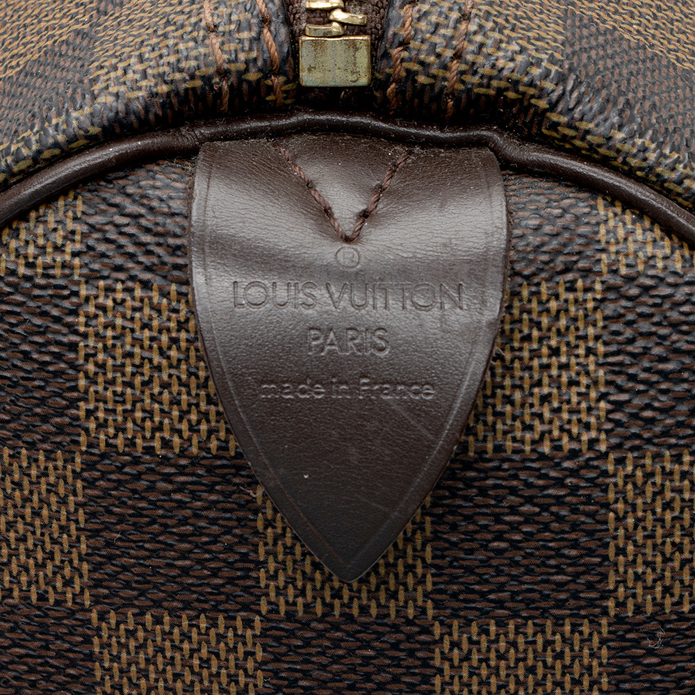 Louis Vuitton Damier Ebene Speedy 25 Satchel (SHF-21897)