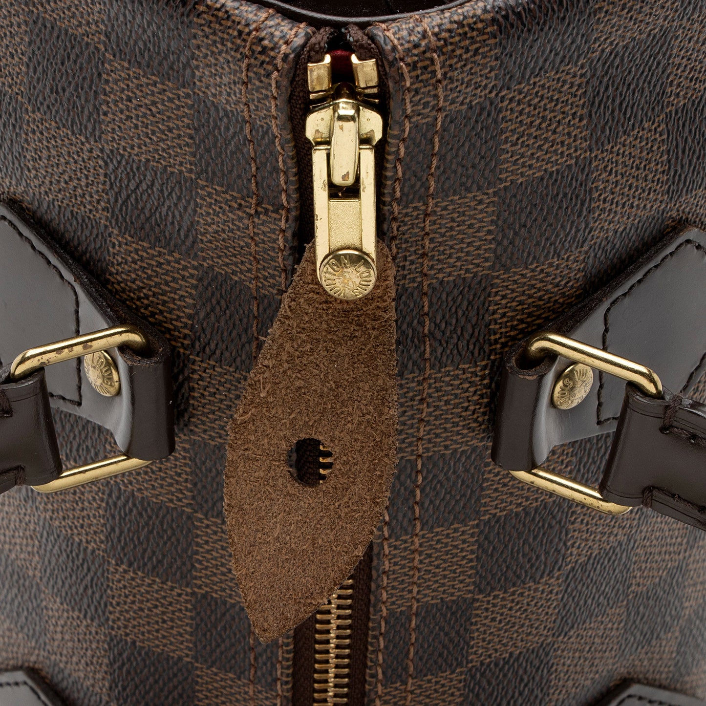 Louis Vuitton Damier Ebene Speedy 25 Satchel (SHF-tbIJZJ)