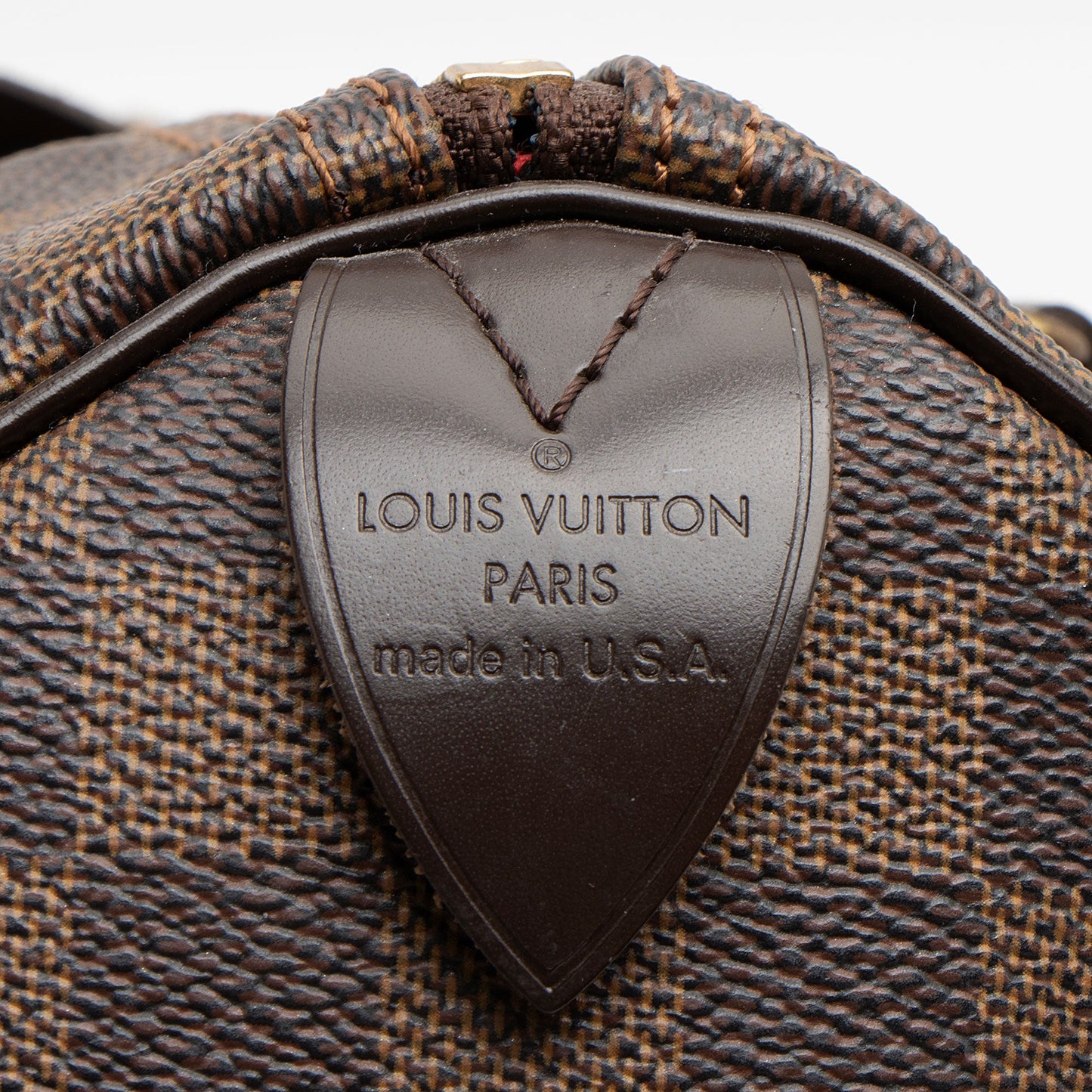 Louis Vuitton Damier Ebene Speedy 25 Satchel