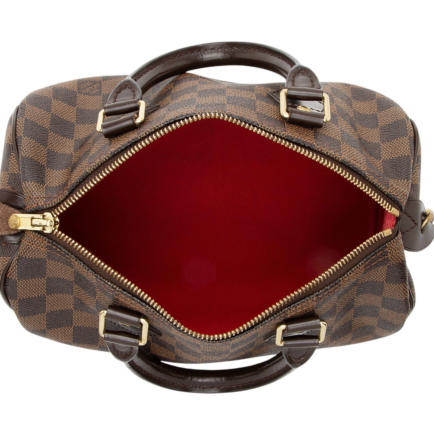 Louis Vuitton Damier Ebene Speedy 25 Satchel