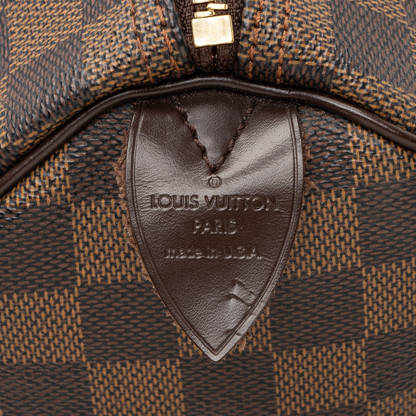 Louis Vuitton Damier Ebene Speedy 25 Satchel