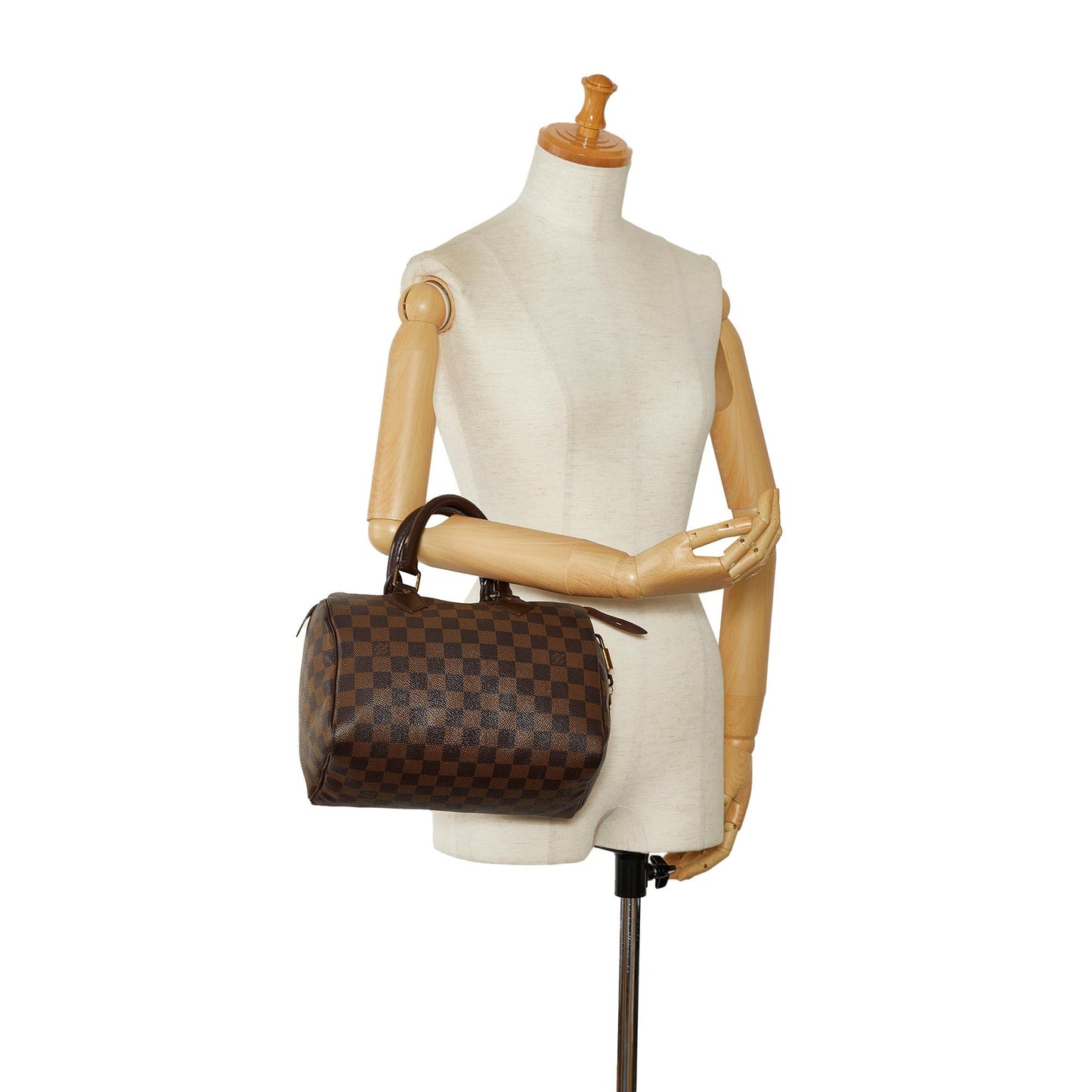 Louis Vuitton Damier Ebene Speedy 25 (SHG-aeVAHf)