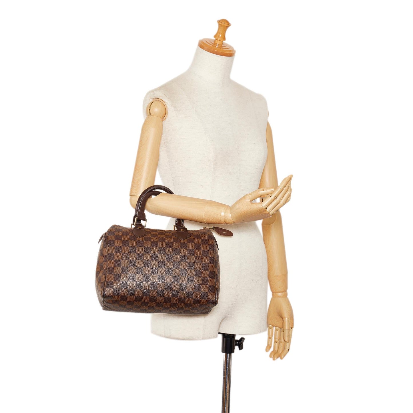 Louis Vuitton Damier Ebene Speedy 25 (SHG-7zEhie)