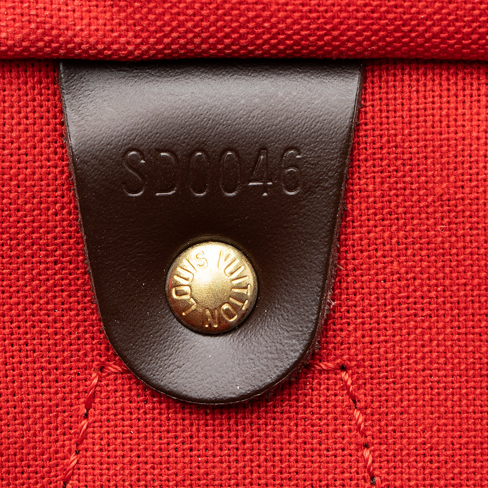 Louis Vuitton Damier Ebene Speedy 30 Satchel (SHF-20379)