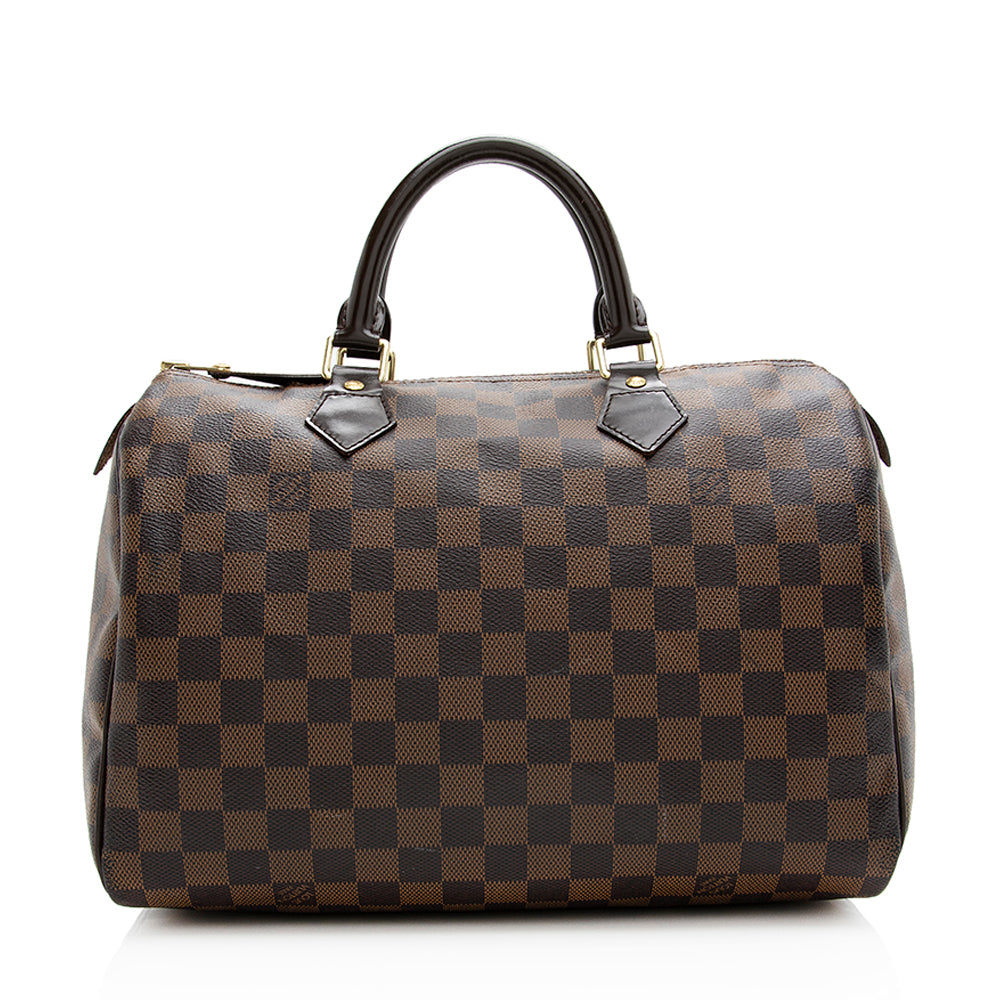 Louis Vuitton Damier Ebene Speedy 30 Satchel (SHF-20847)