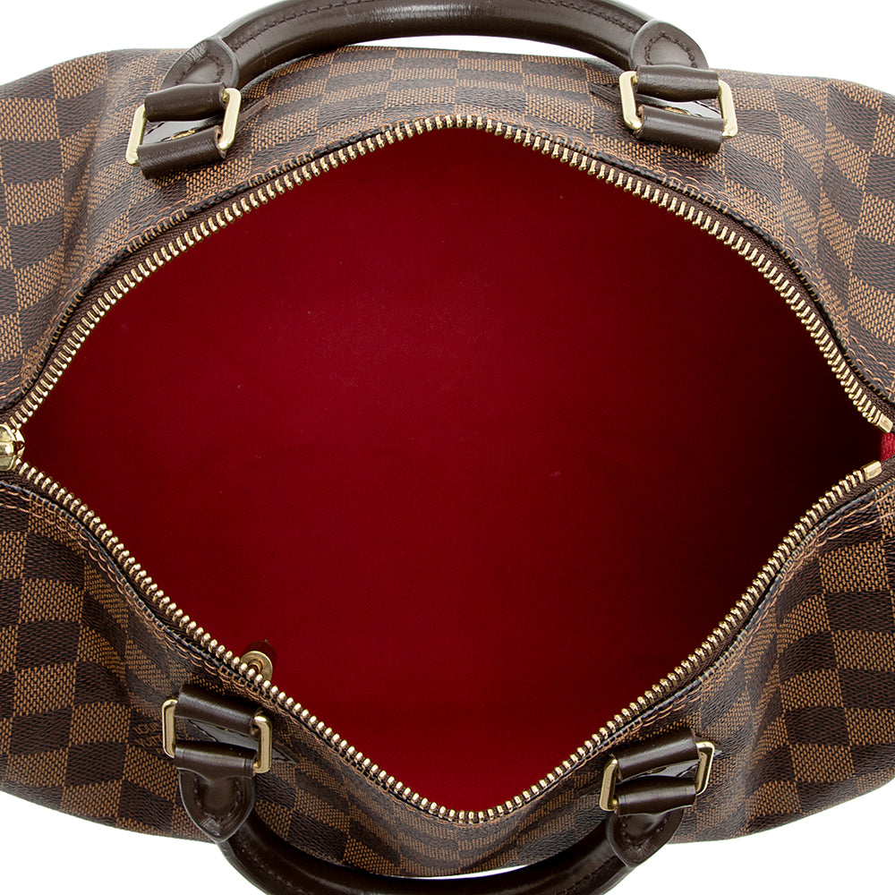 Louis Vuitton Damier Ebene Speedy 30 Satchel (SHF-20976)