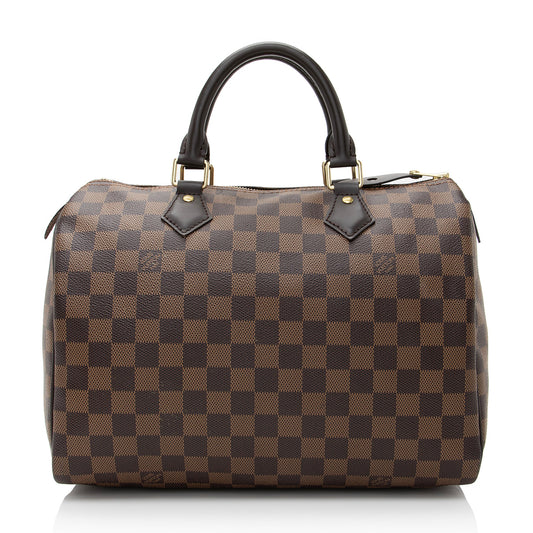 Louis Vuitton Damier Ebene Speedy 30 Satchel (SHF-22465)