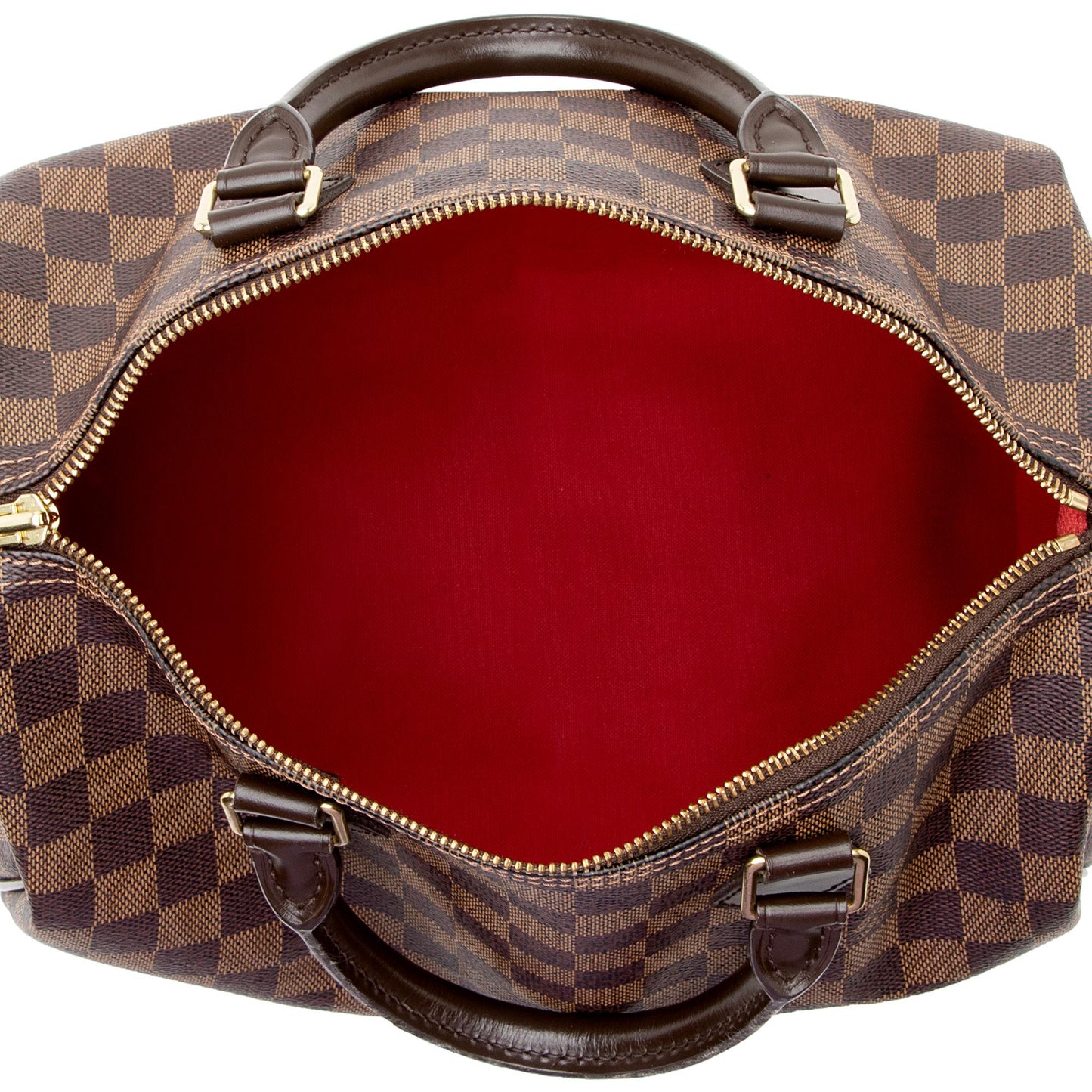Louis Vuitton Damier Ebene Speedy 30 Satchel (SHF-22944)