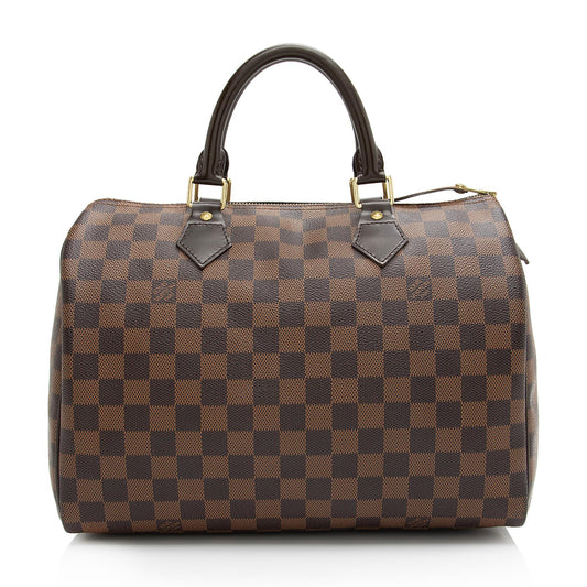 Louis Vuitton Damier Ebene Speedy 30 Satchel (SHF-bUu1Db)