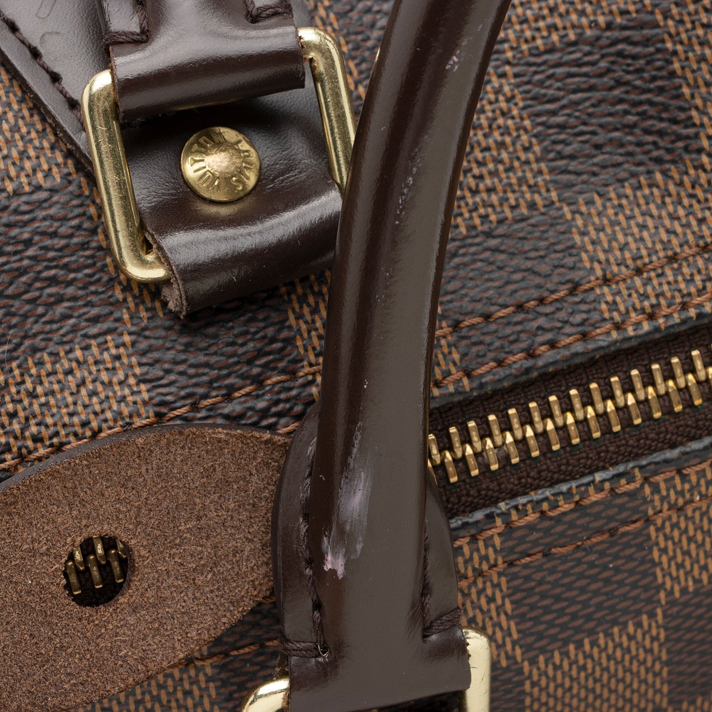 Louis Vuitton Damier Ebene Speedy 30 Satchel (SHF-nem96E)
