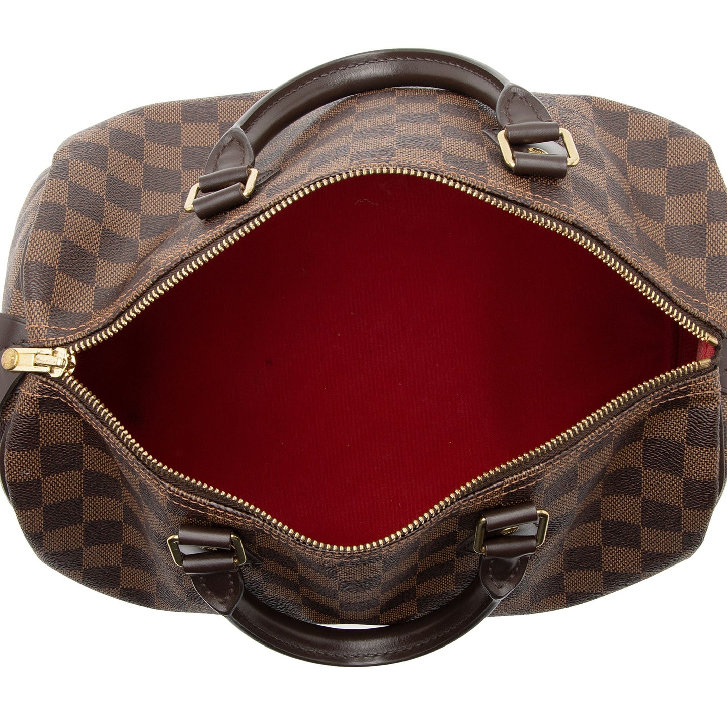 Louis Vuitton Damier Ebene Speedy 30 Satchel (SHF-woWUpp)