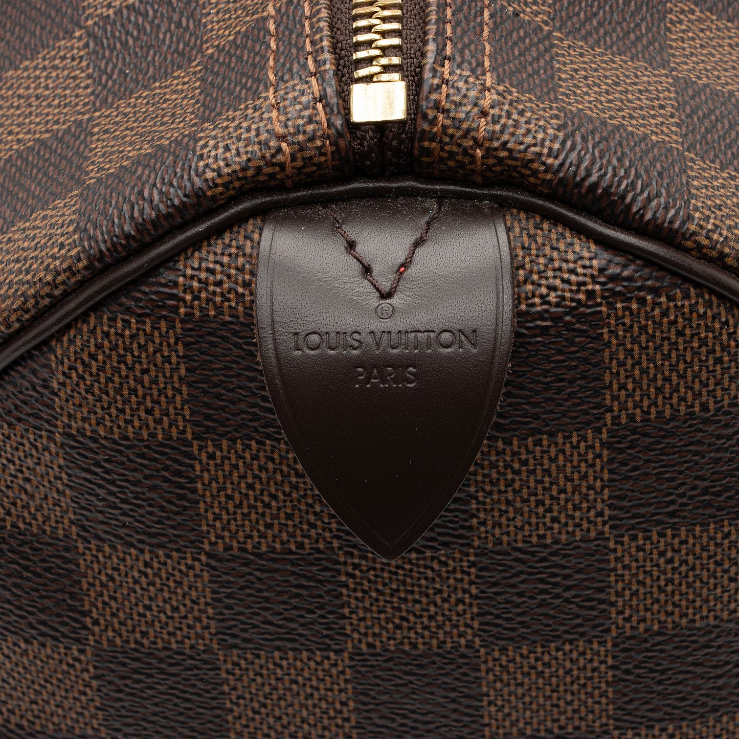 Louis Vuitton Damier Ebene Speedy 30 Satchel (SHF-woWUpp)