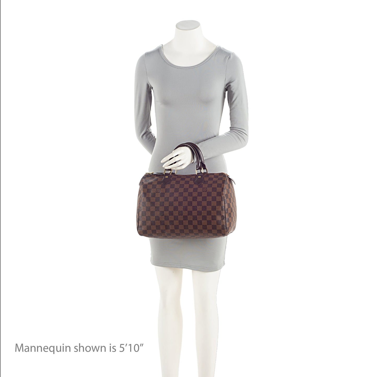 Louis Vuitton Damier Ebene Speedy 30 Satchel (SHF-woWUpp)