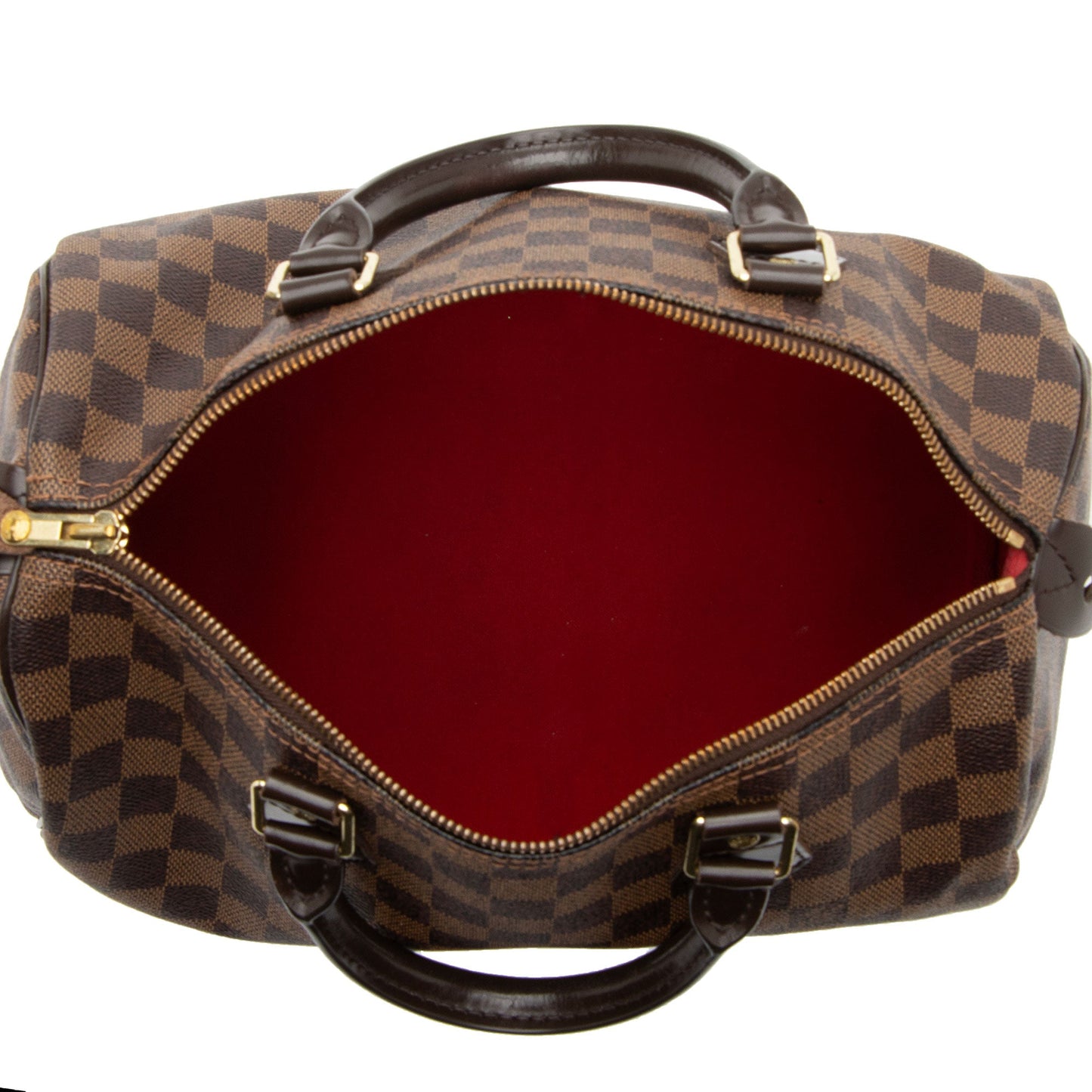 Louis Vuitton Damier Ebene Speedy 30 Satchel (SHF-4APT61)