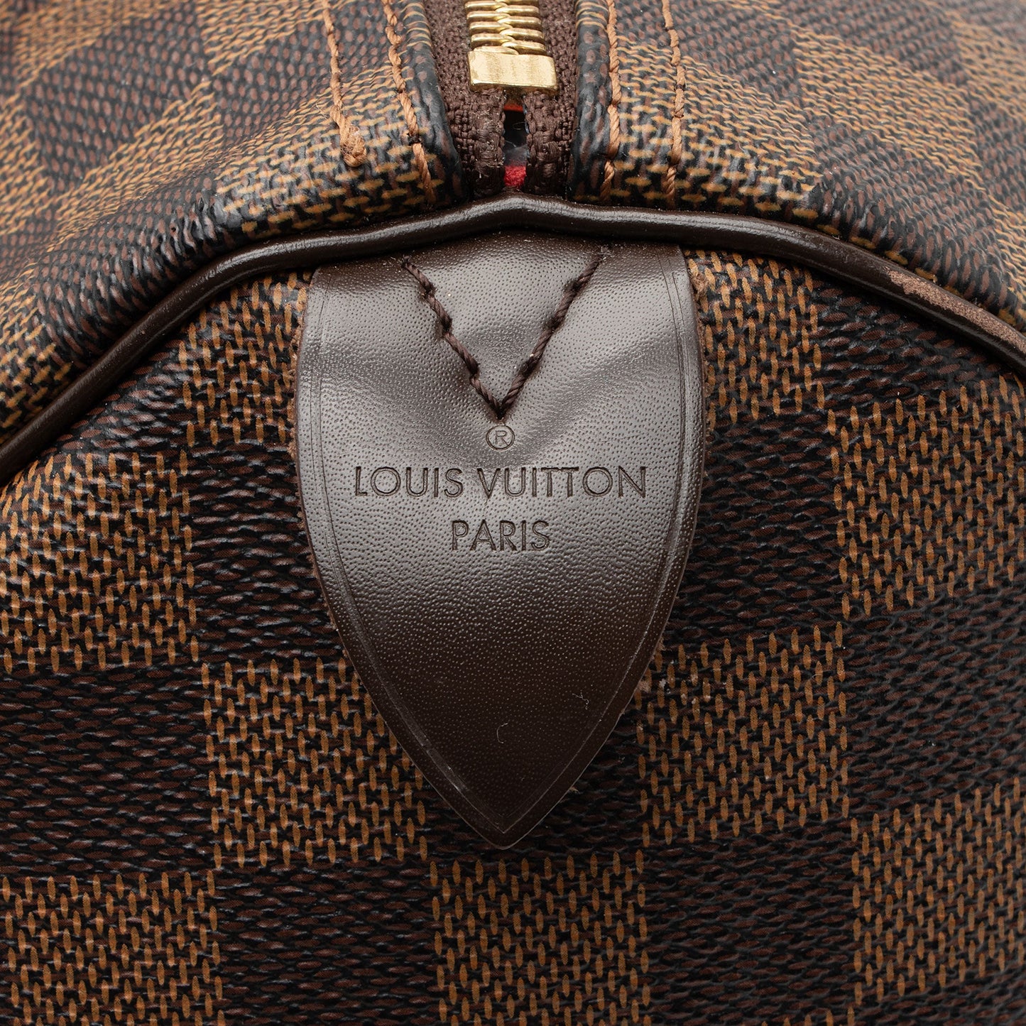 Louis Vuitton Damier Ebene Speedy 30 Satchel (SHF-4APT61)