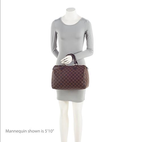 Louis Vuitton Damier Ebene Speedy 30 Satchel (SHF-4APT61)