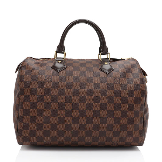 Louis Vuitton Damier Ebene Speedy 30 Satchel (SHF-A5IrQX)