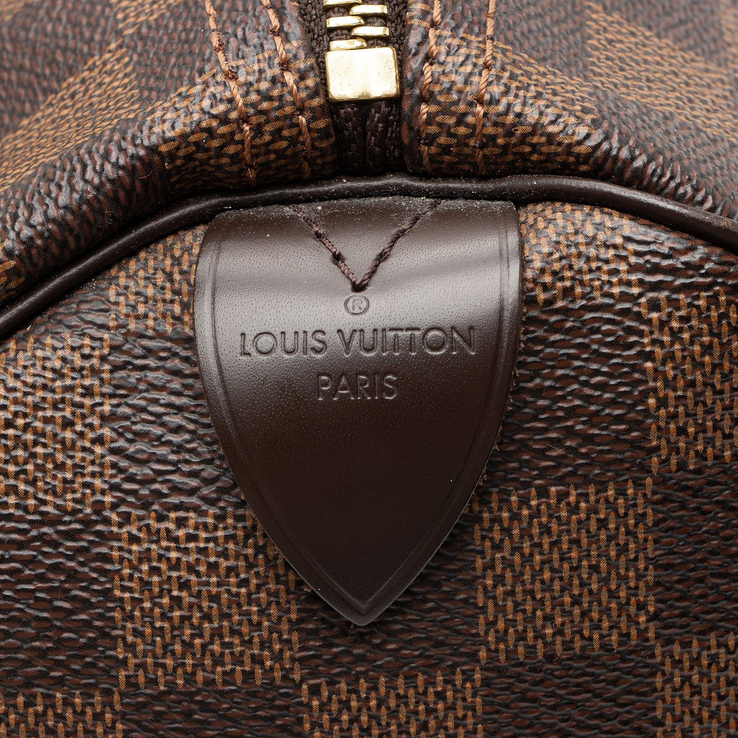 Louis Vuitton Damier Ebene Speedy 30 Satchel (SHF-5qSy2b)