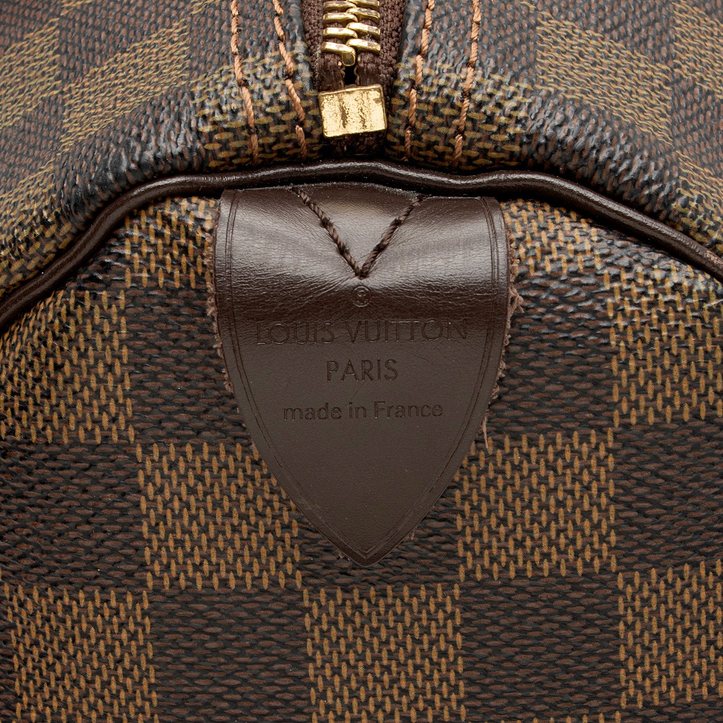 Louis Vuitton Damier Ebene Speedy 30 Satchel (SHF-yrMtsc)