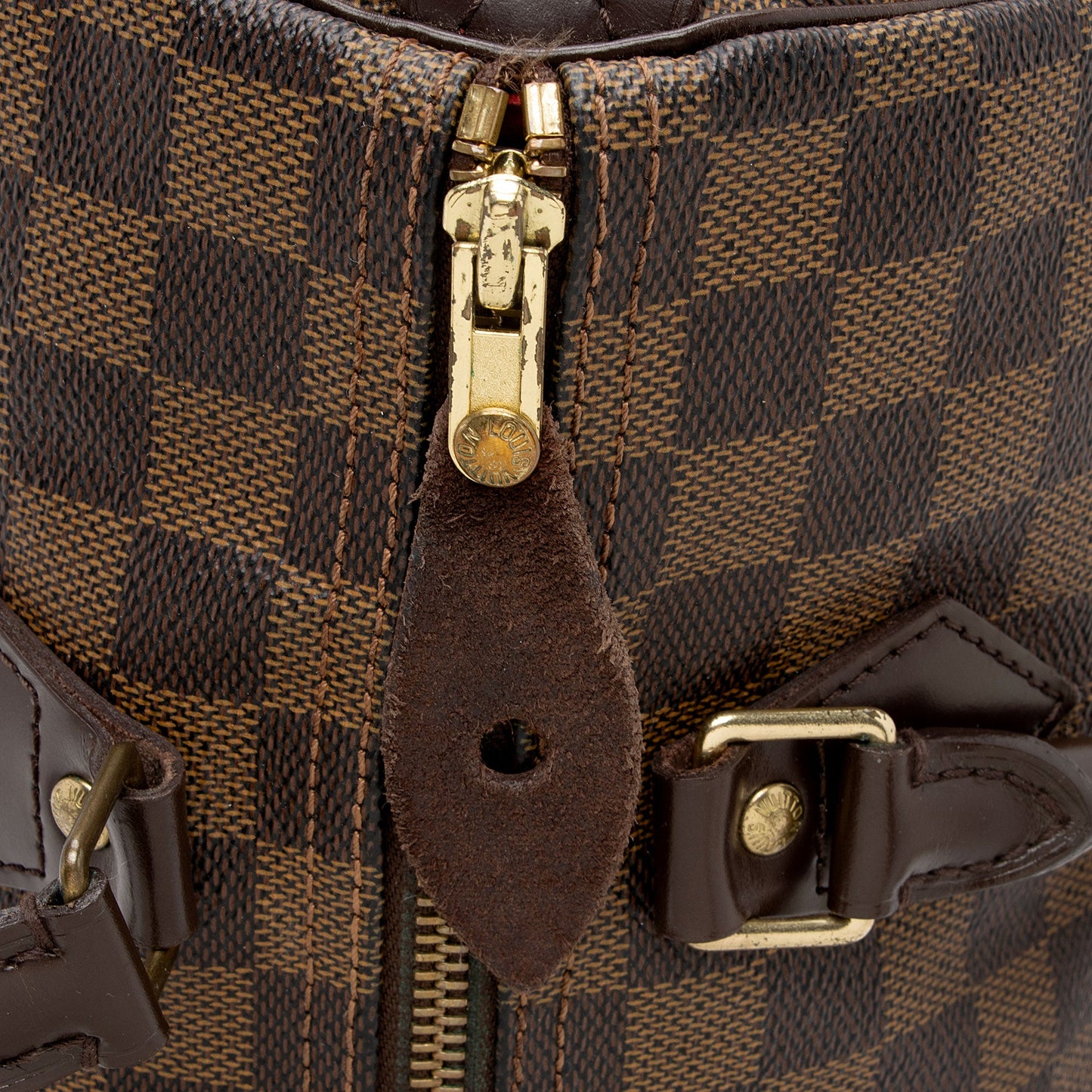Louis Vuitton Damier Ebene Speedy 30 Satchel (SHF-WvnBvw)