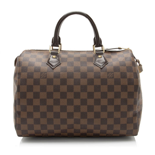 Louis Vuitton Damier Ebene Speedy 30 Satchel (SHF-pVJ7bQ)