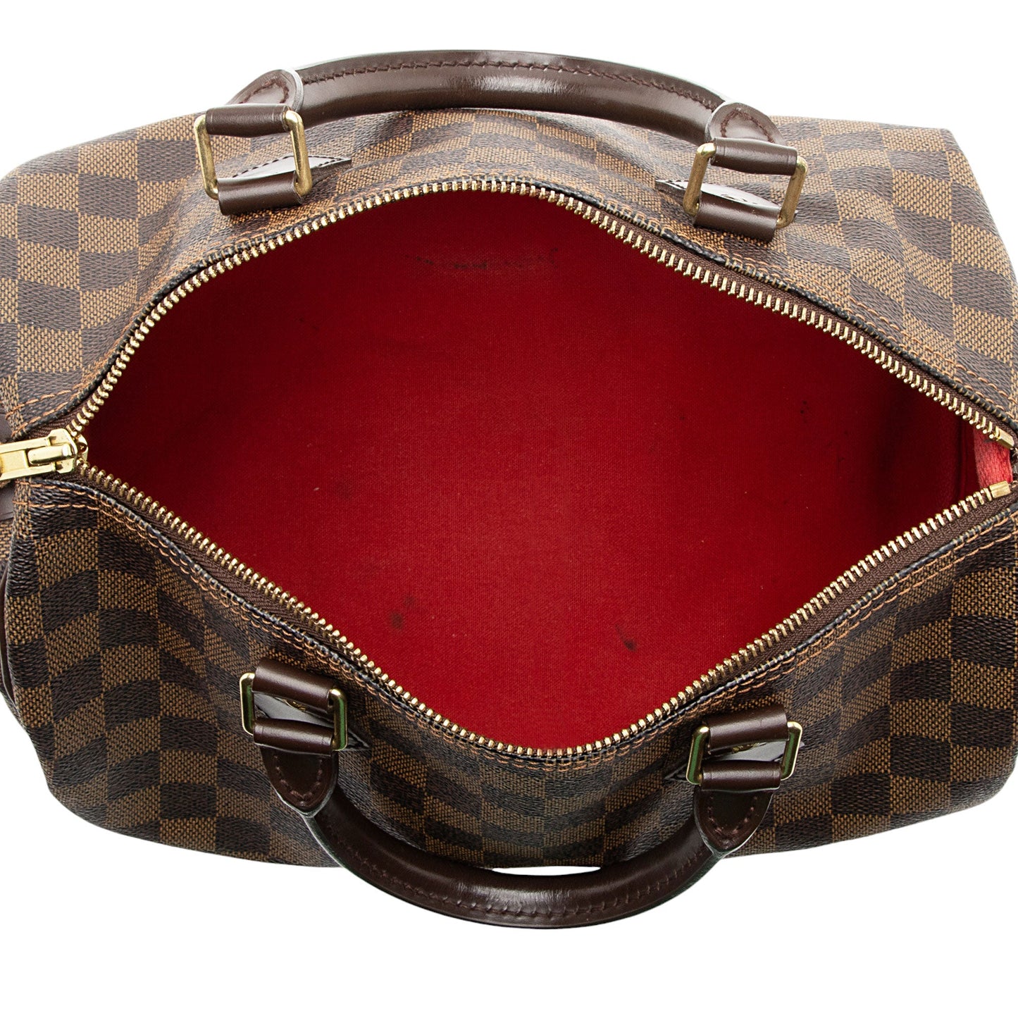 Louis Vuitton Damier Ebene Speedy 30 Satchel (SHF-WINRXn)