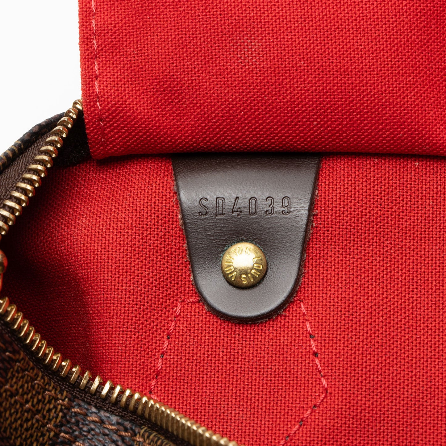 Louis Vuitton Damier Ebene Speedy 30 Satchel