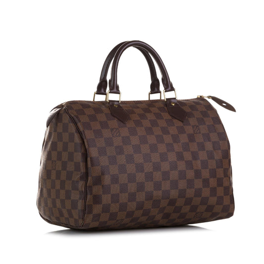 Louis Vuitton Damier Ebene Speedy 30 (SHG-uaP7fW)