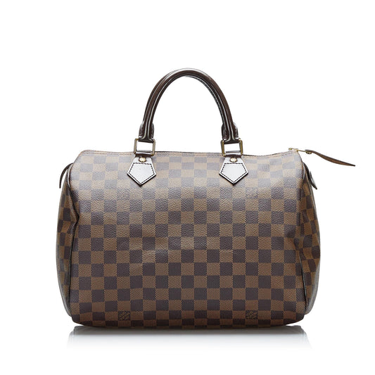 Louis Vuitton Damier Ebene Speedy 30 (SHG-v2qbTc)