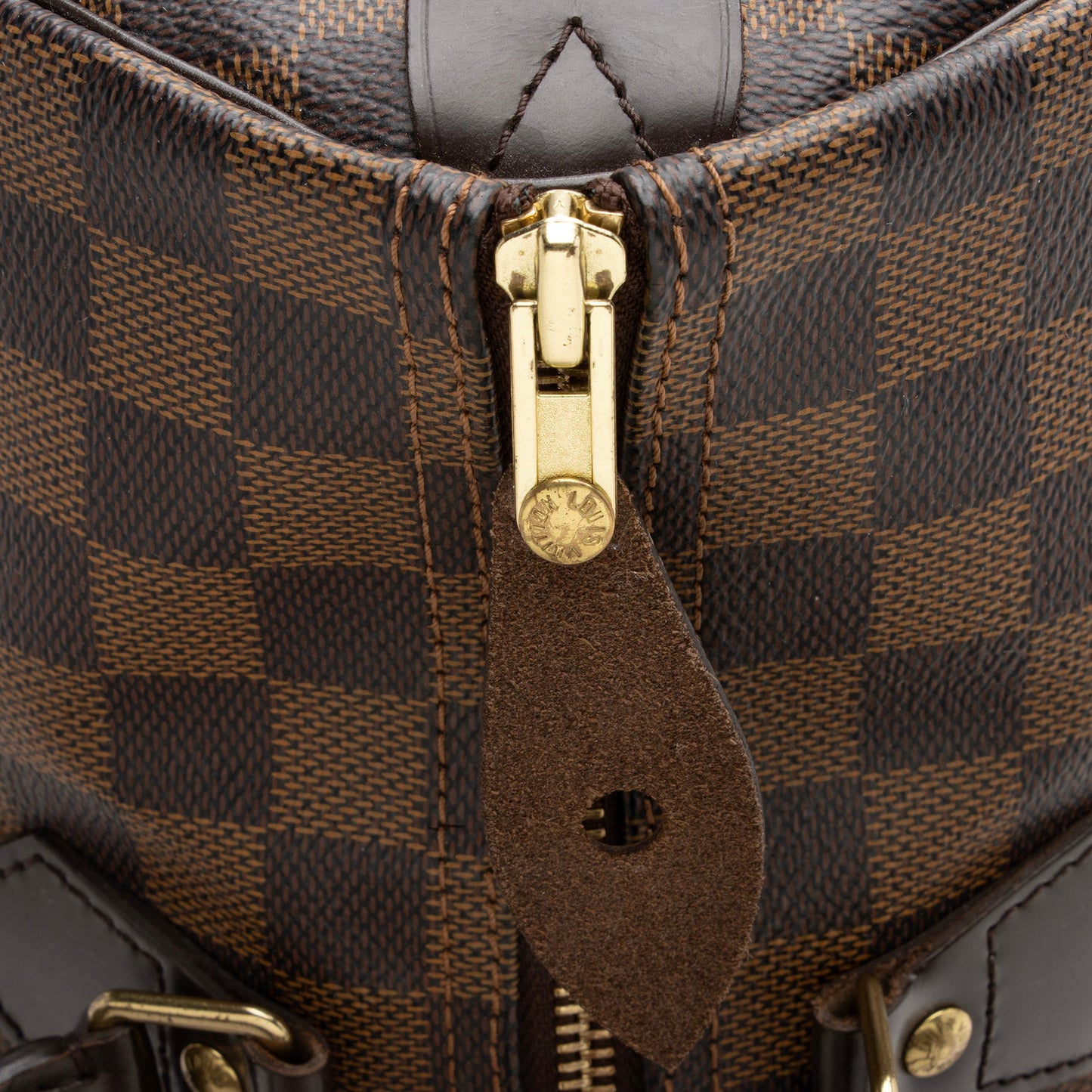 Louis Vuitton Damier Ebene Speedy 35 Satchel (SHF-22618)