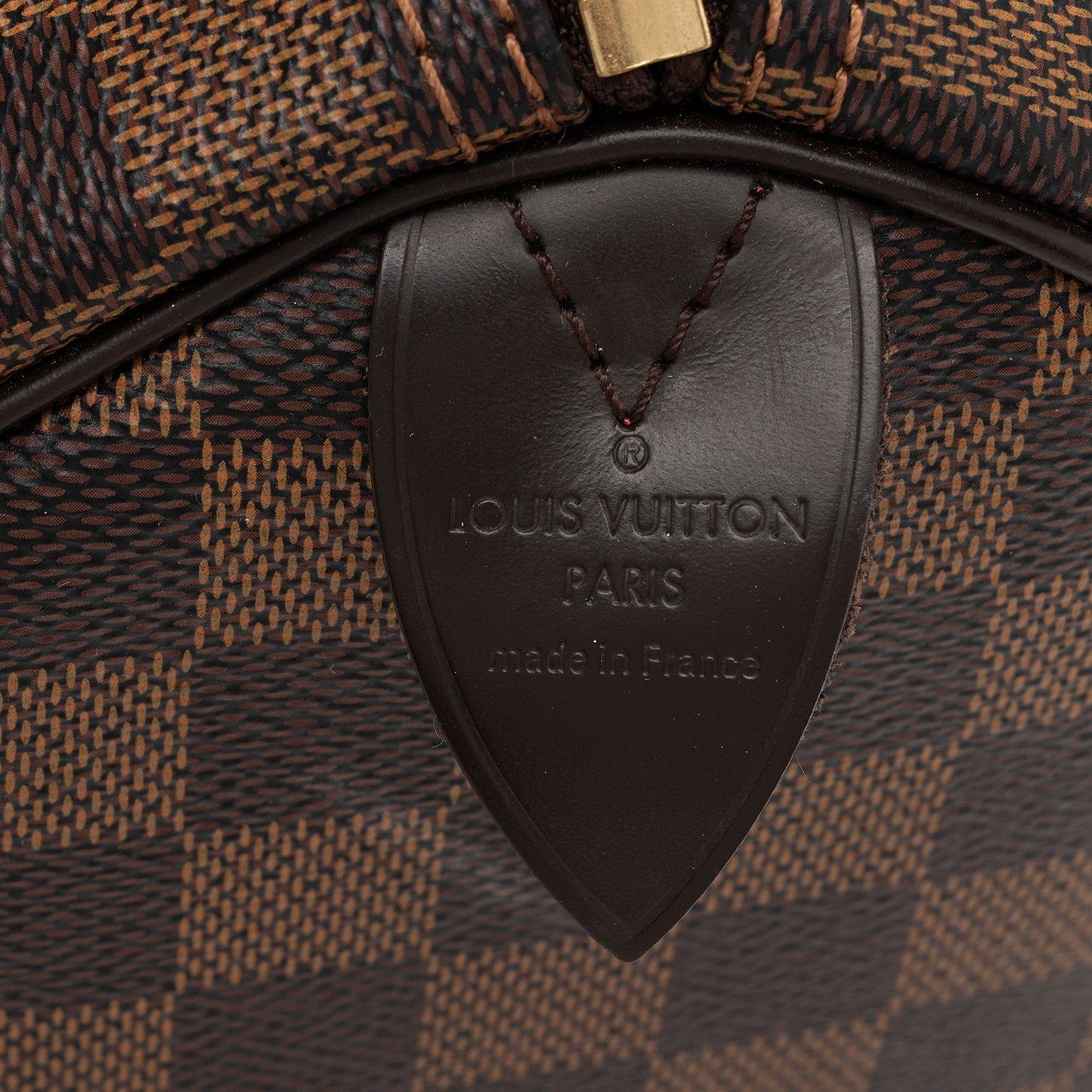 Louis Vuitton Damier Ebene Speedy 35 Satchel (SHF-gtaJsL)