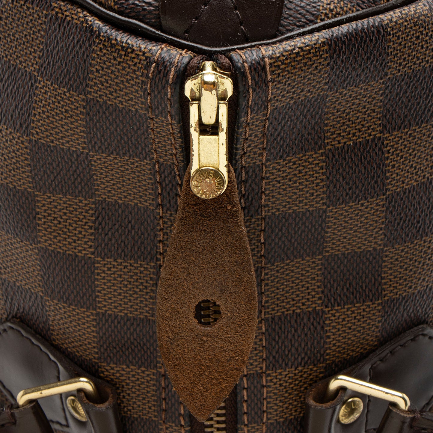 Louis Vuitton Damier Ebene Speedy 35 Satchel (SHF-w0gcrV)