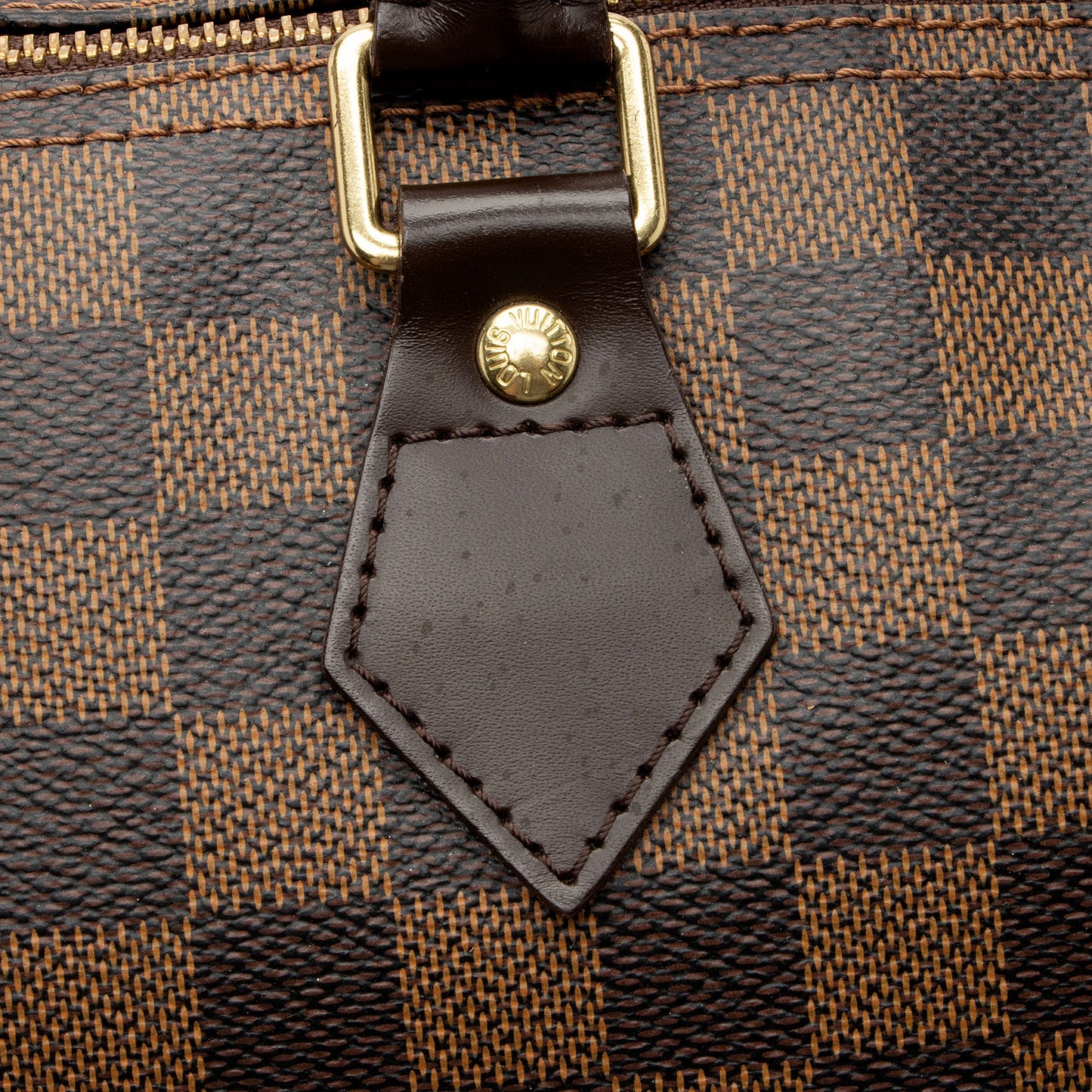 Louis Vuitton Damier Ebene Speedy 35 Satchel