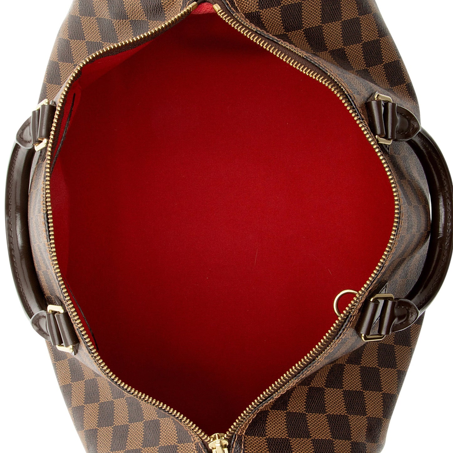 Louis Vuitton Damier Ebene Speedy 35 Satchel