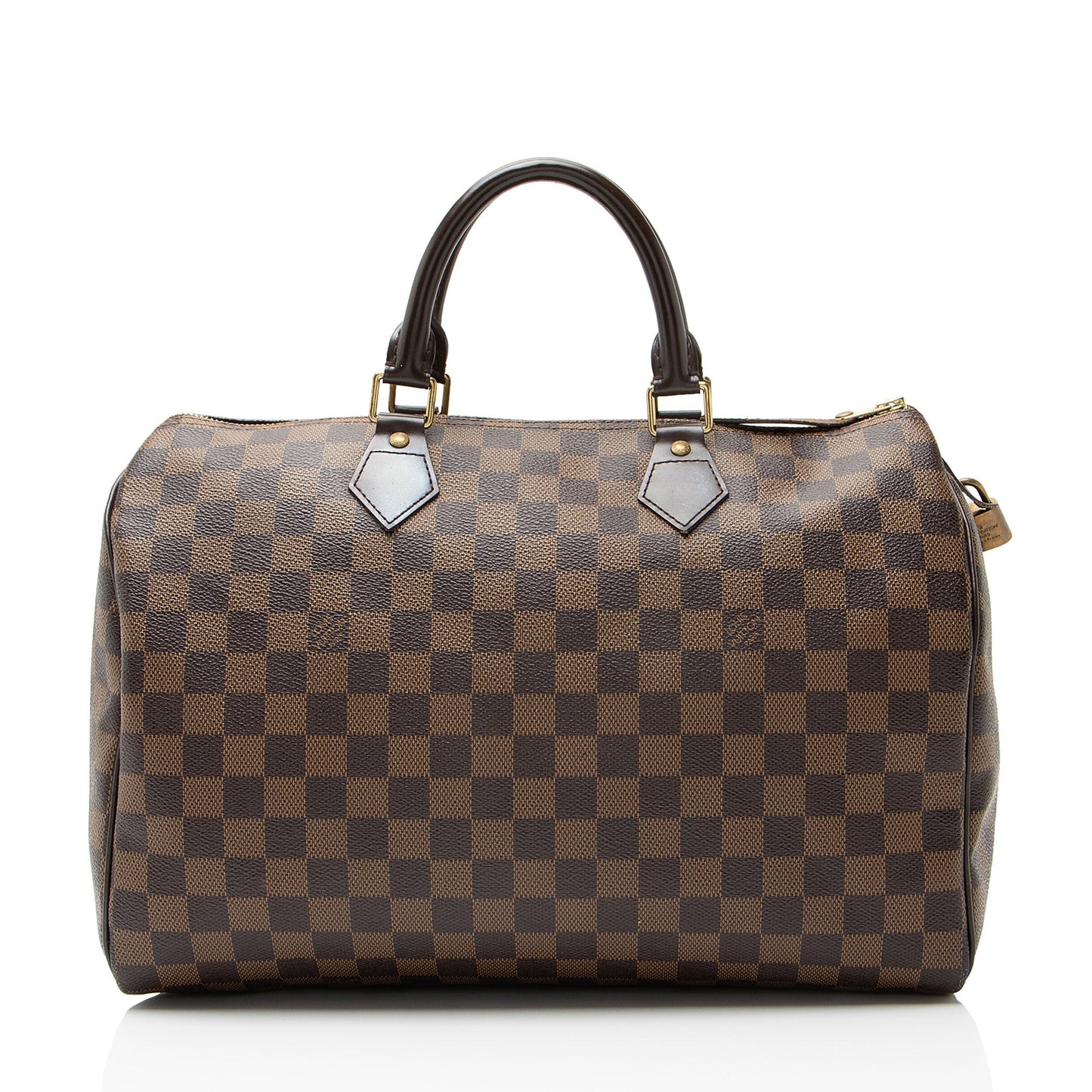 Louis Vuitton Damier Ebene Speedy 35 Satchel