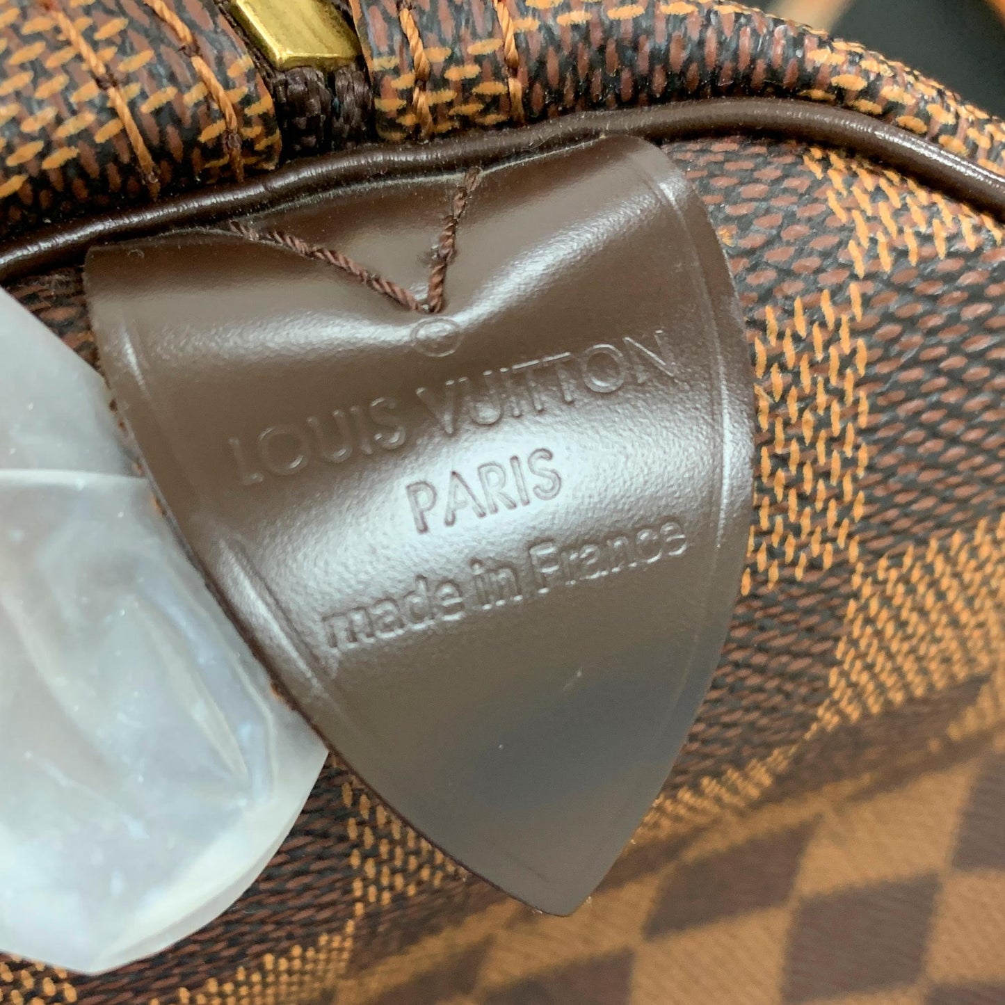 Louis Vuitton Damier Ebene Speedy 35 (SHG-35200)