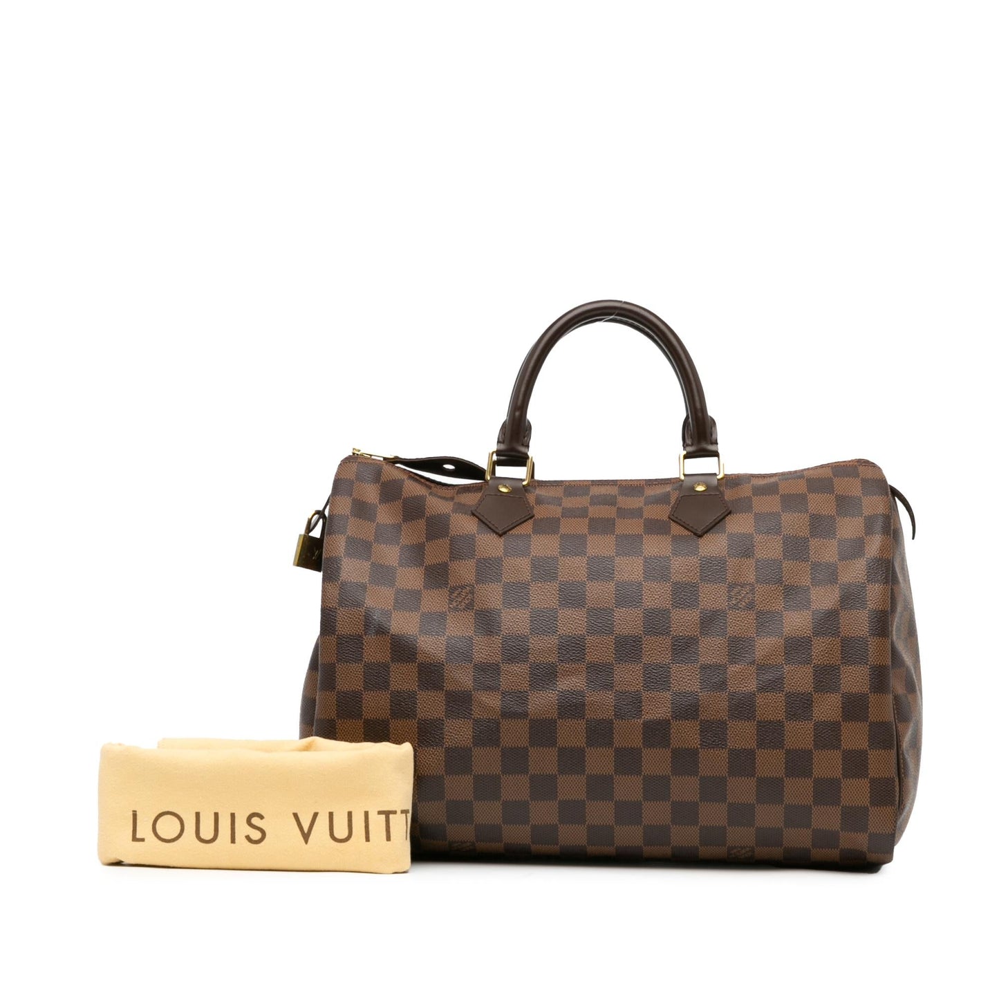 Louis Vuitton Damier Ebene Speedy 35 (SHG-CpRxW1)