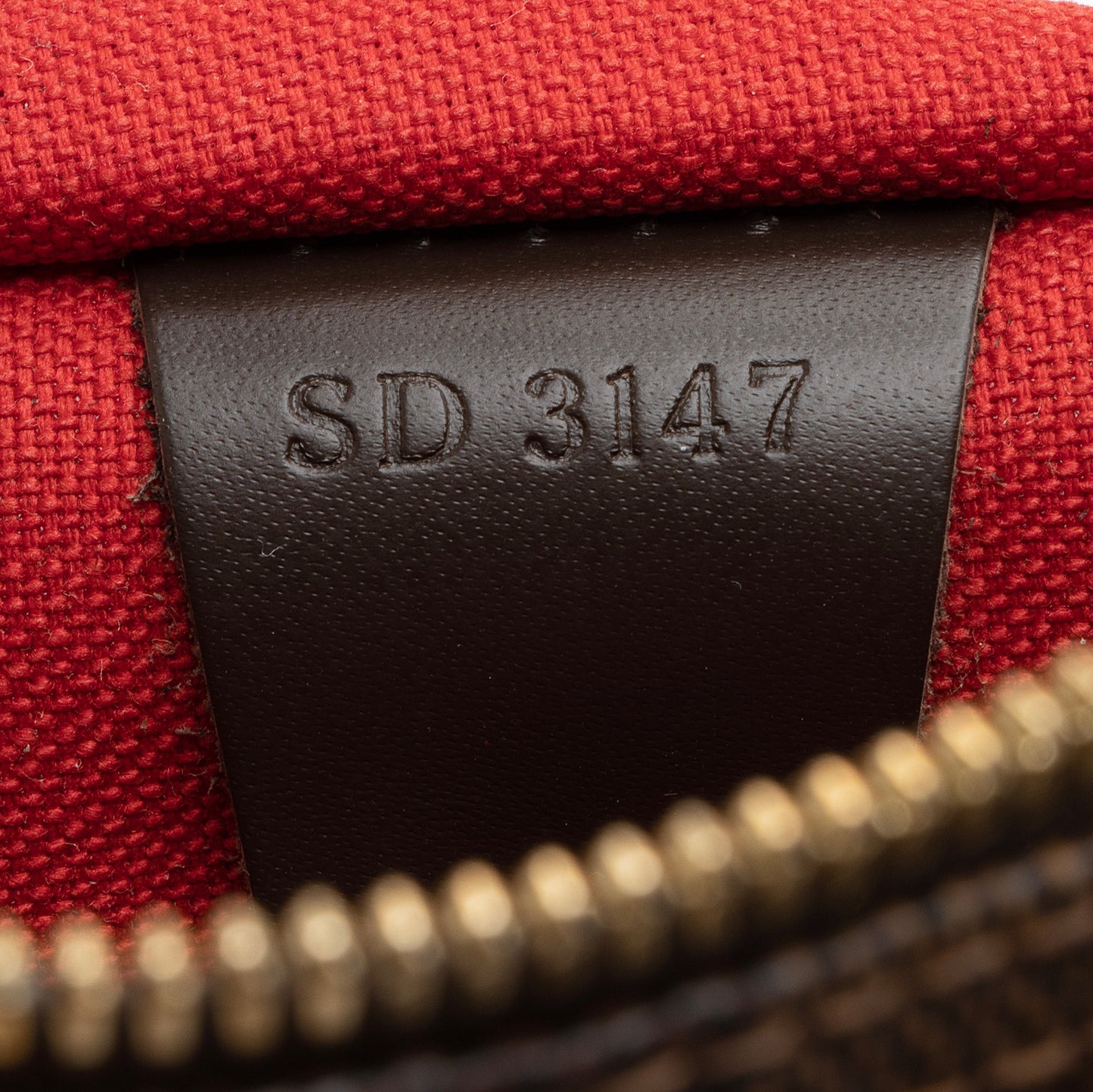 Louis Vuitton Damier Ebene Speedy Bandouliere 25 Satchel (SHF-aX43Y9)