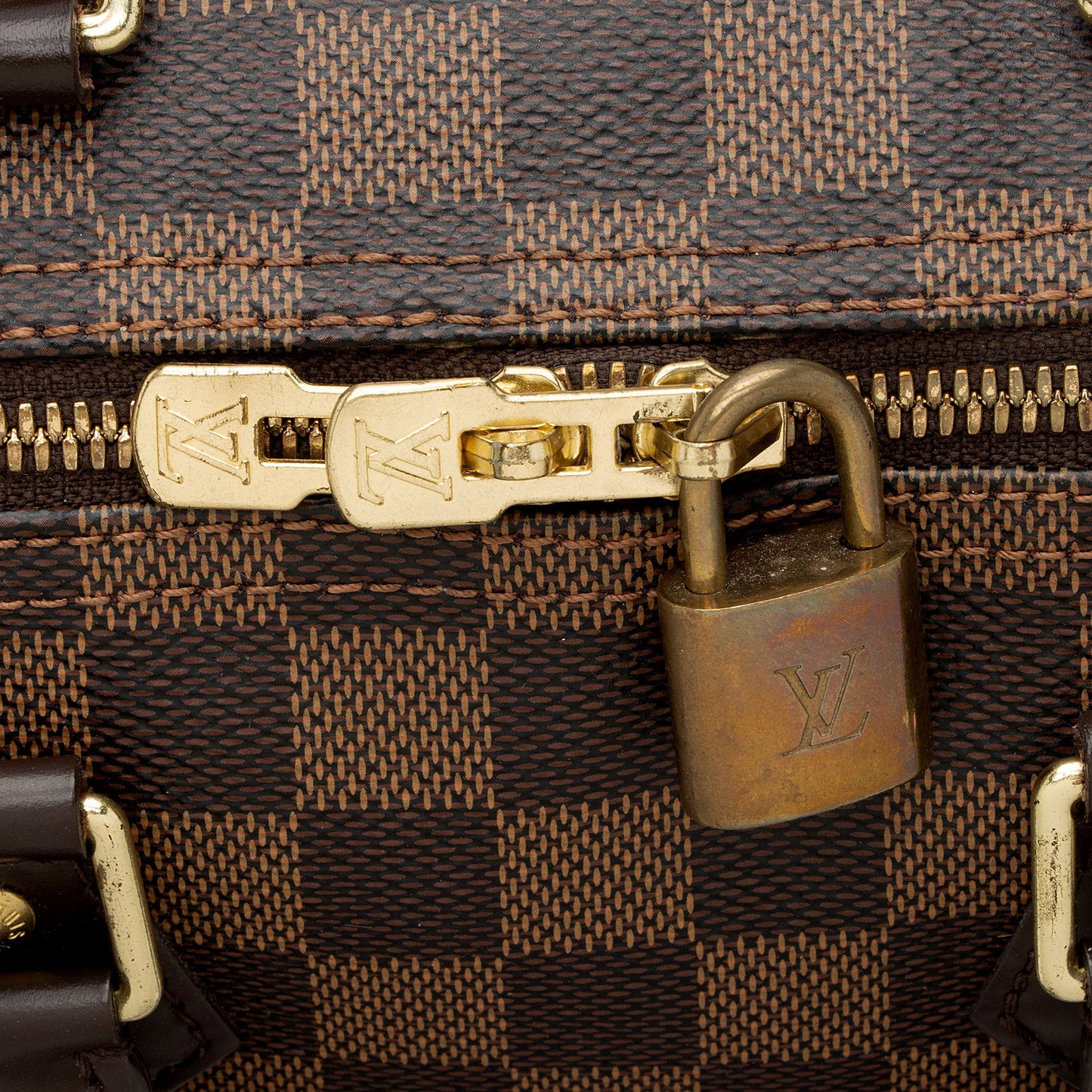 Louis Vuitton Damier Ebene Speedy Bandouliere 25 Satchel (SHF-aQCgD5)