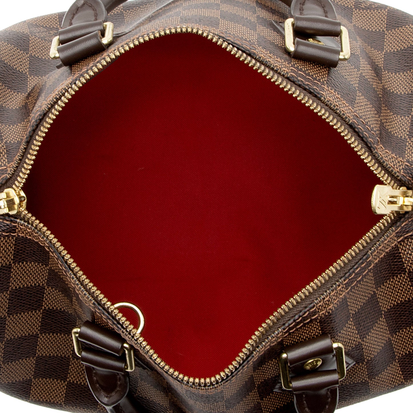 Louis Vuitton Damier Ebene Speedy Bandouliere 25 Satchel (SHF-aQCgD5)