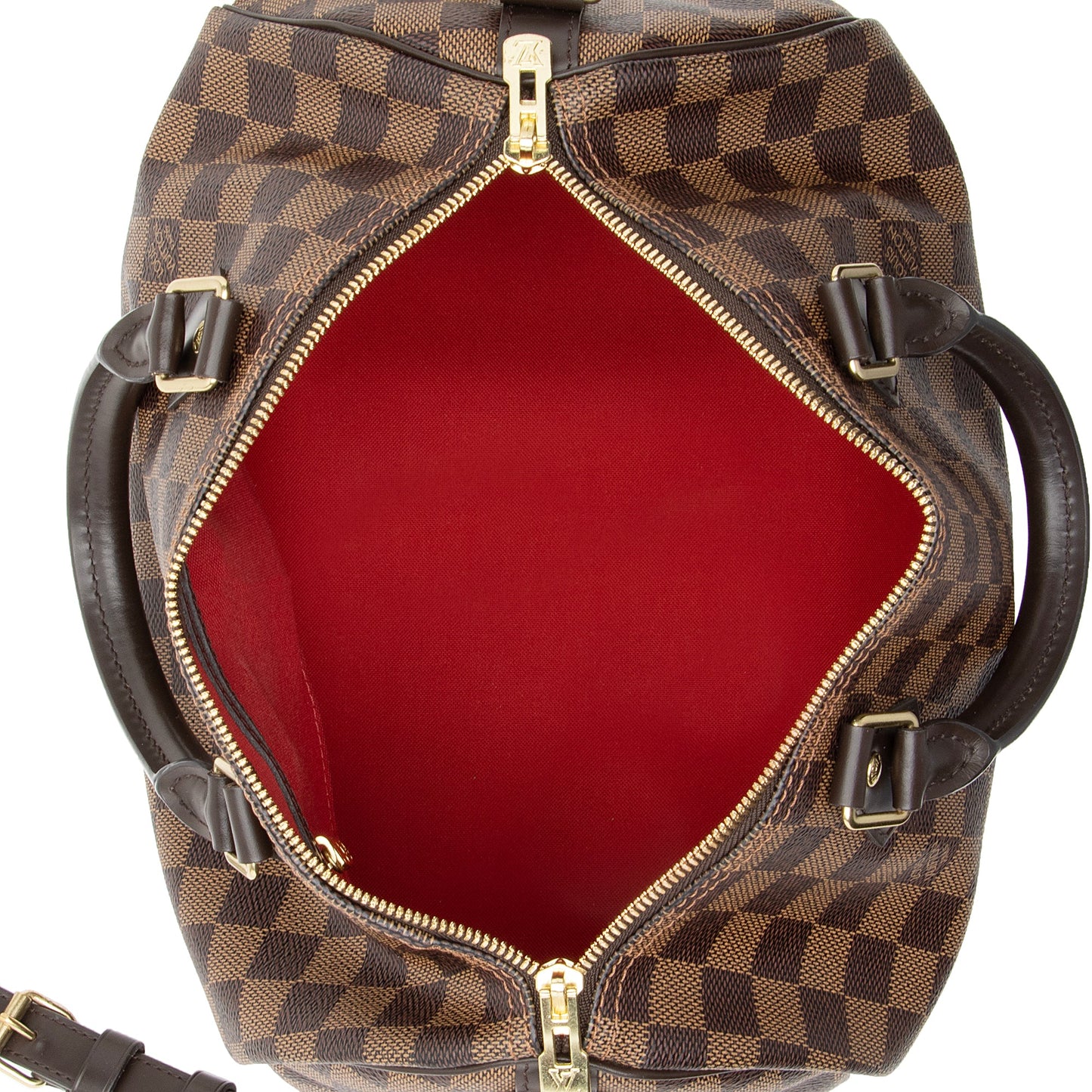Louis Vuitton Damier Ebene Speedy Bandouliere 30 Satchel (SHF-22841)