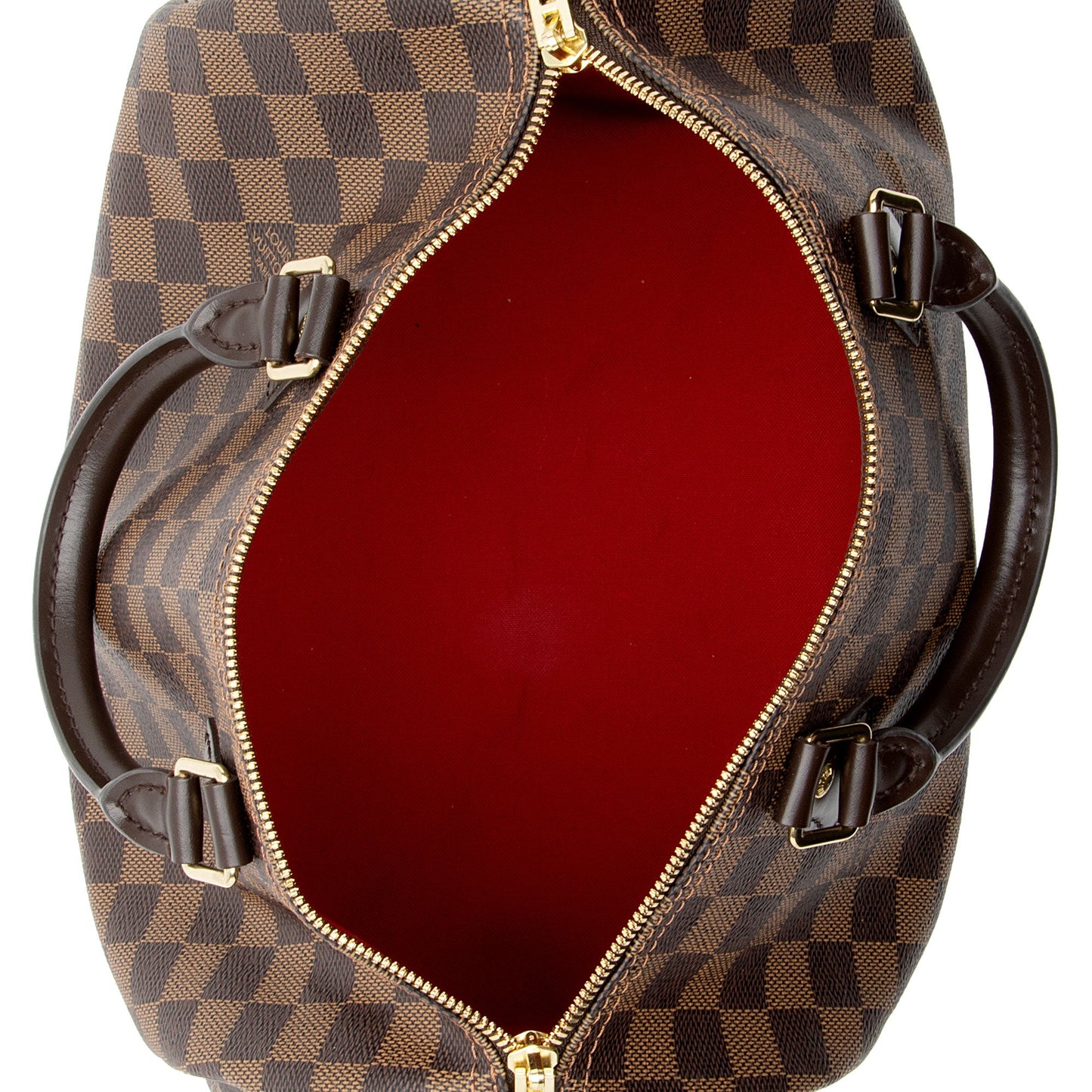 Louis Vuitton Damier Ebene Speedy Bandouliere 30 Satchel (SHF-T8LWlT)