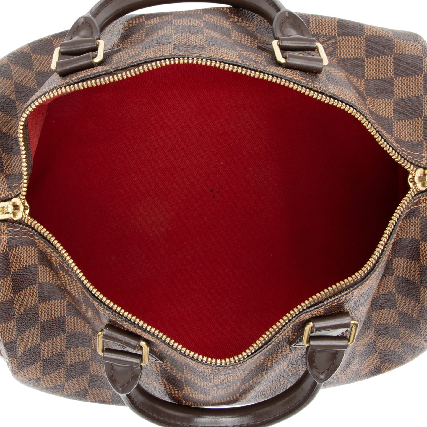 Louis Vuitton Damier Ebene Speedy Bandouliere 30 Satchel (SHF-tRz4ua)