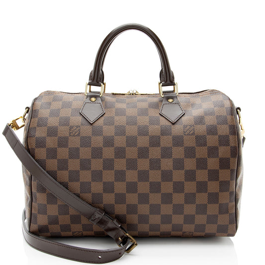 Louis Vuitton Damier Ebene Speedy Bandouliere 30 Satchel