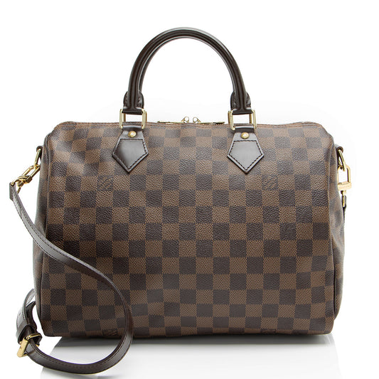 Louis Vuitton Damier Ebene Speedy Bandouliere 30 Satchel