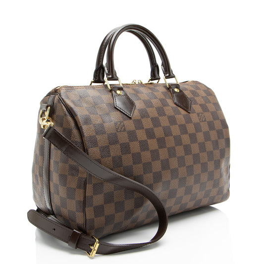 Louis Vuitton Damier Ebene Speedy Bandouliere 30 Satchel